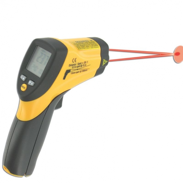 Infrared laser thermometer (-50°C to 1000°C) for accurate non-contact measurement